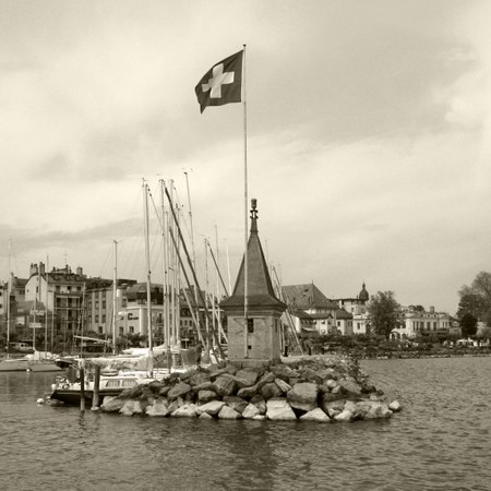 Hafen von Morges